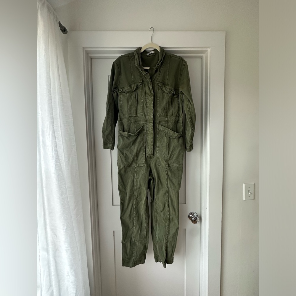 Alex Mill Army Green Jumpsuit